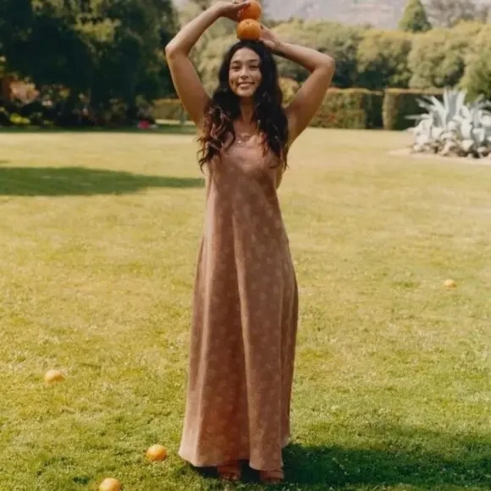 Christy Dawn Sage Maxi Dress Size Large